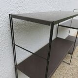 Modular wall string shelf in metal 50s 60s
