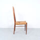 Teak and wicker dining chairs, 1960s