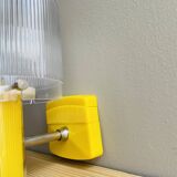 Mid century modern yellow wall sconce light
