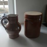 Varnished terracotta set