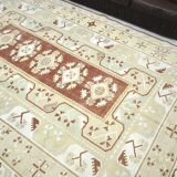 Tan Oversize Turkish Tribal Wool Rug sku 2294.