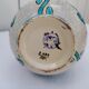 Glazed earthenware vase, floral/sun decoration, Catteau, Boch