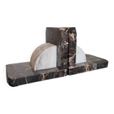 Pair of bookends. Made of marble. Art Deco.