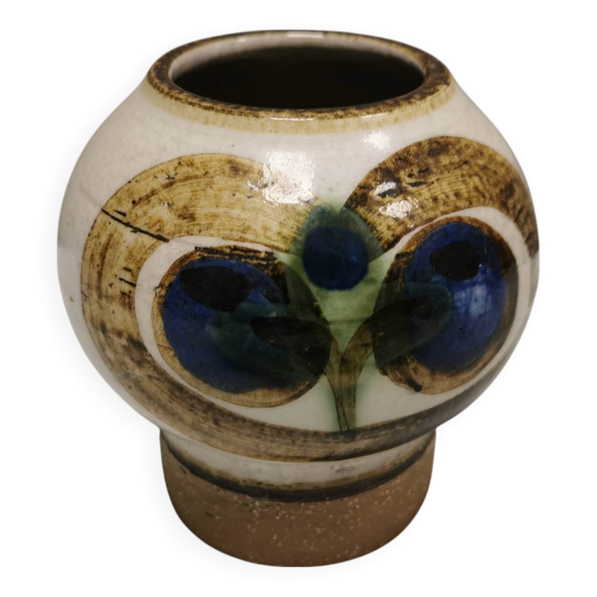 Ball ceramic vase, by Noomi Backhausen for Søholm Denmark 1970-80s