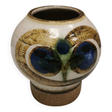 Ball ceramic vase, by Noomi Backhausen for Søholm Denmark 1970-80s