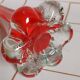 Blown glass soliflore in Murano style