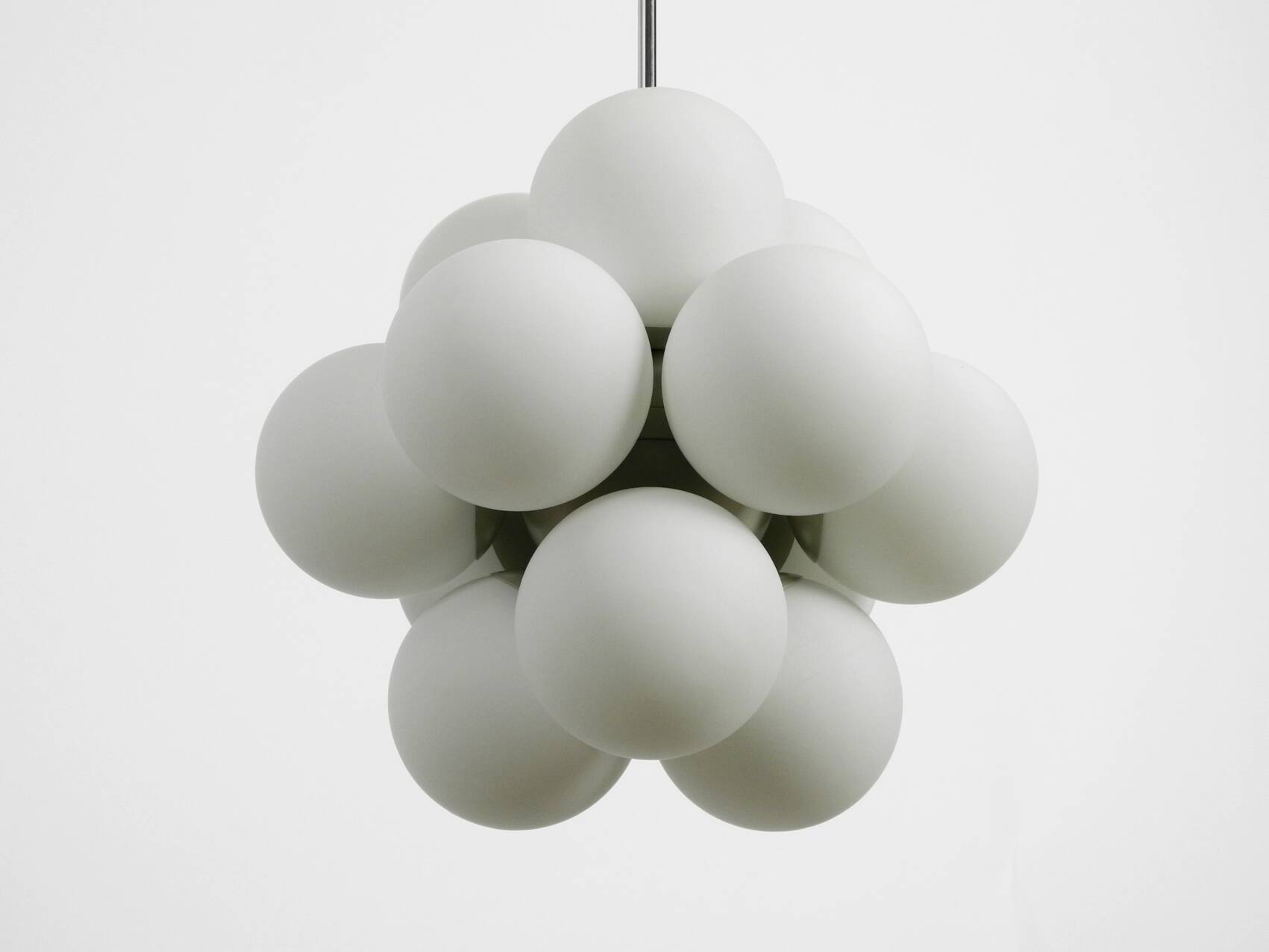 1960s Atomic Space Age Kaiser Leuchten metal ceiling lamp
