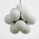1960s Atomic Space Age Kaiser Leuchten metal ceiling lamp