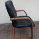 Vintage Prosiege leather leather juke-vm chair