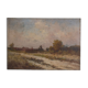 Alexandre Dronsart (1890-1953) peinture paysage Chemin de bord de ferme
