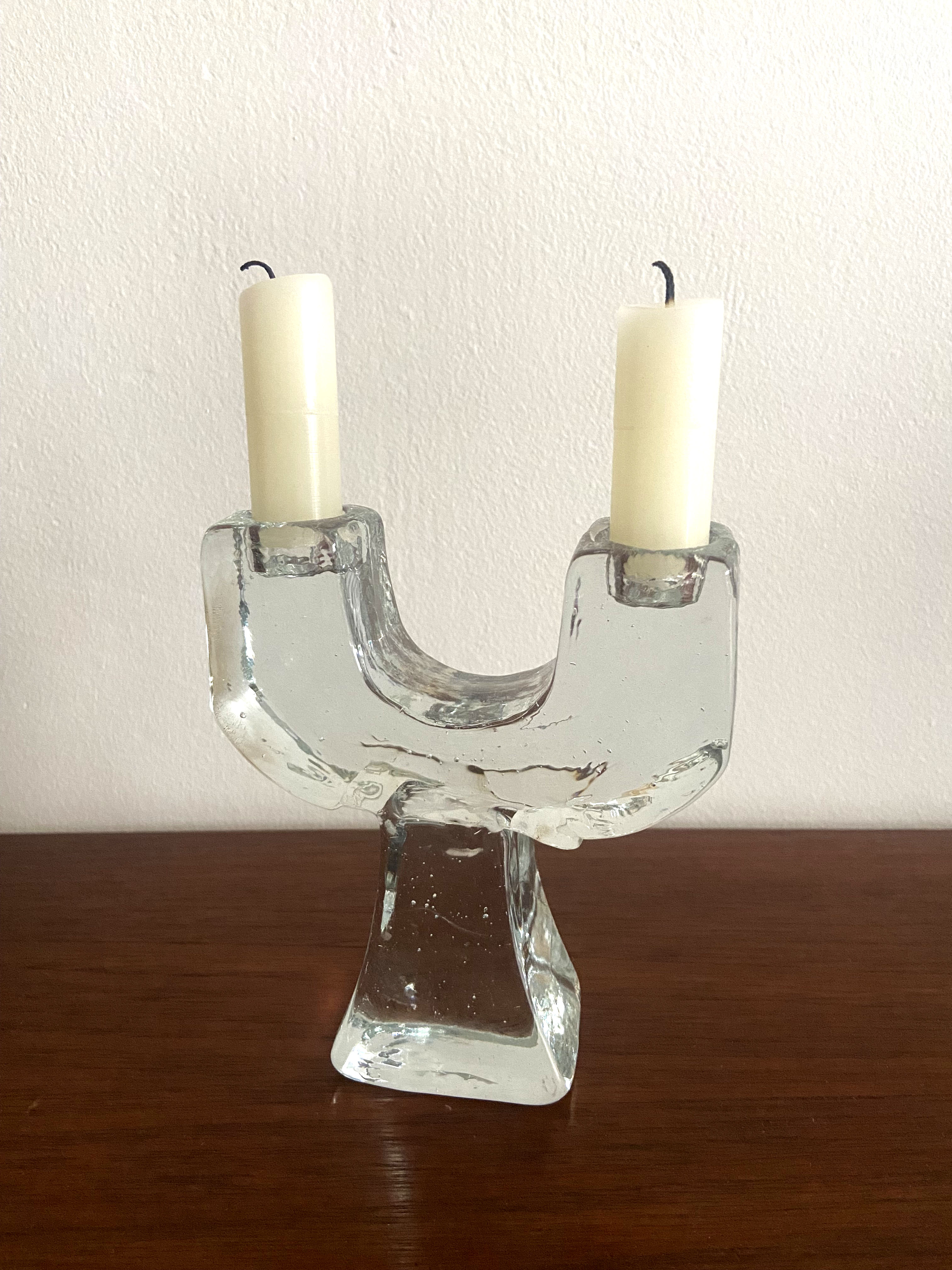 Scandinavian glass chandelier