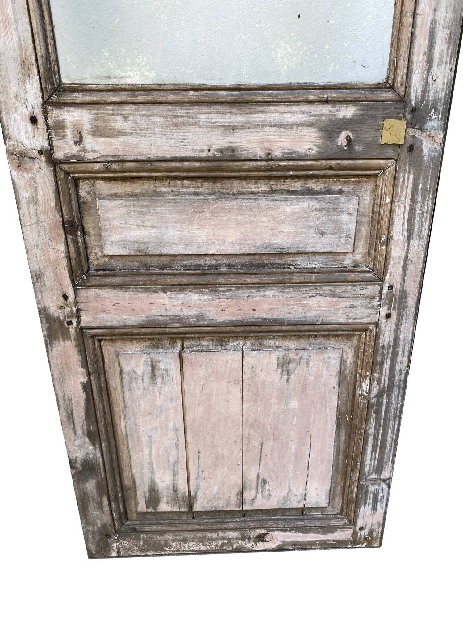 old glass door