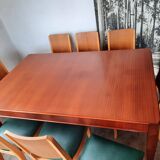 Large art deco mahogany table with extensions 260cm