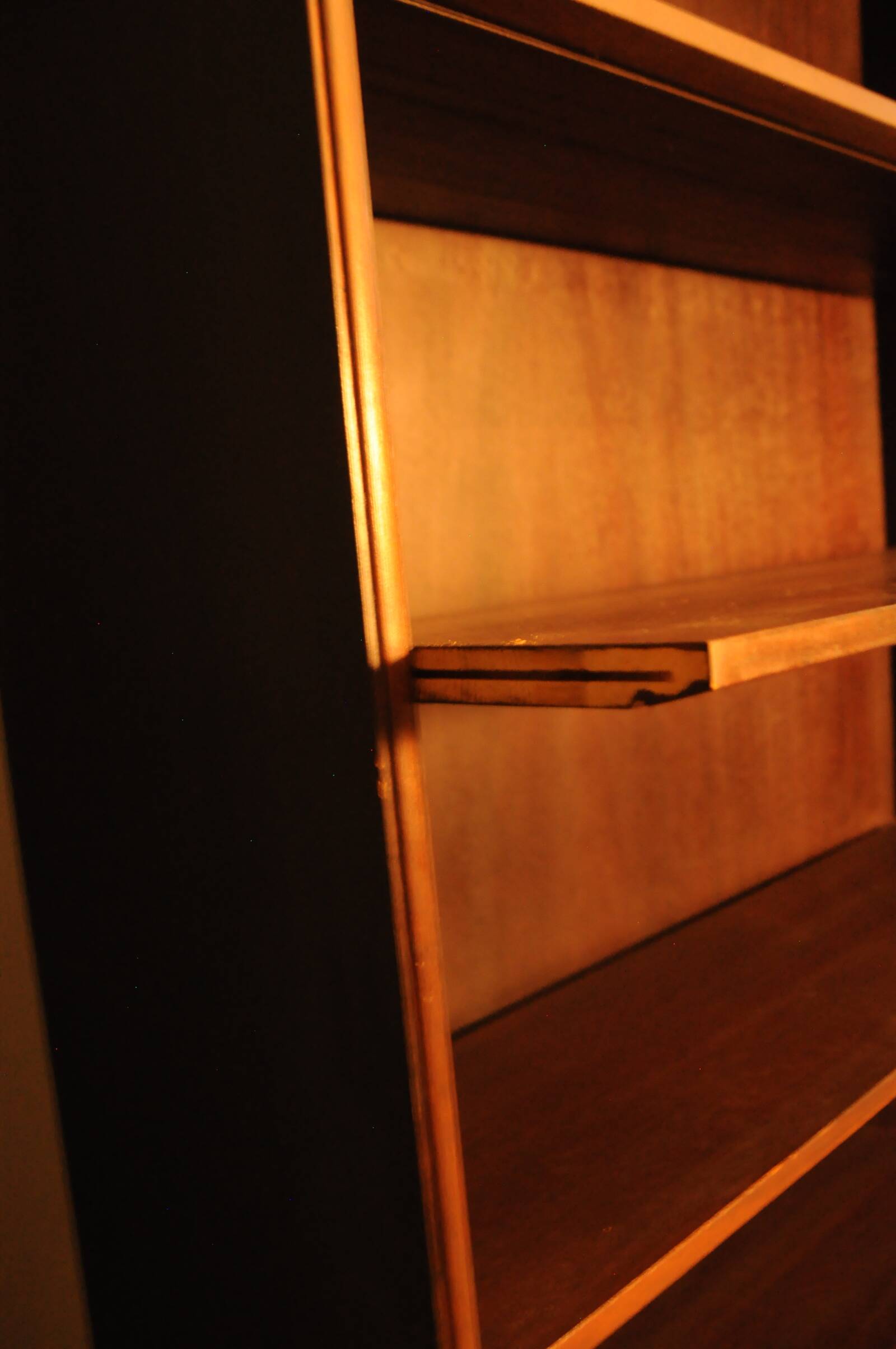 A majestic Danish walnut bookcase
