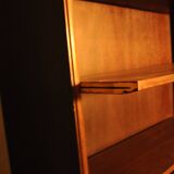 A majestic Danish walnut bookcase