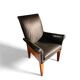 Paramount chair by Philippe Starck / black leather for Driade / 1989