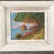 Ancient painting seen from Saint Honorat