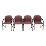 Set of four chairs, Italian design, 1980s, production: Italy