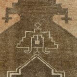 Tapis de couloir turc marron délavé 5x13, 159x385 cm