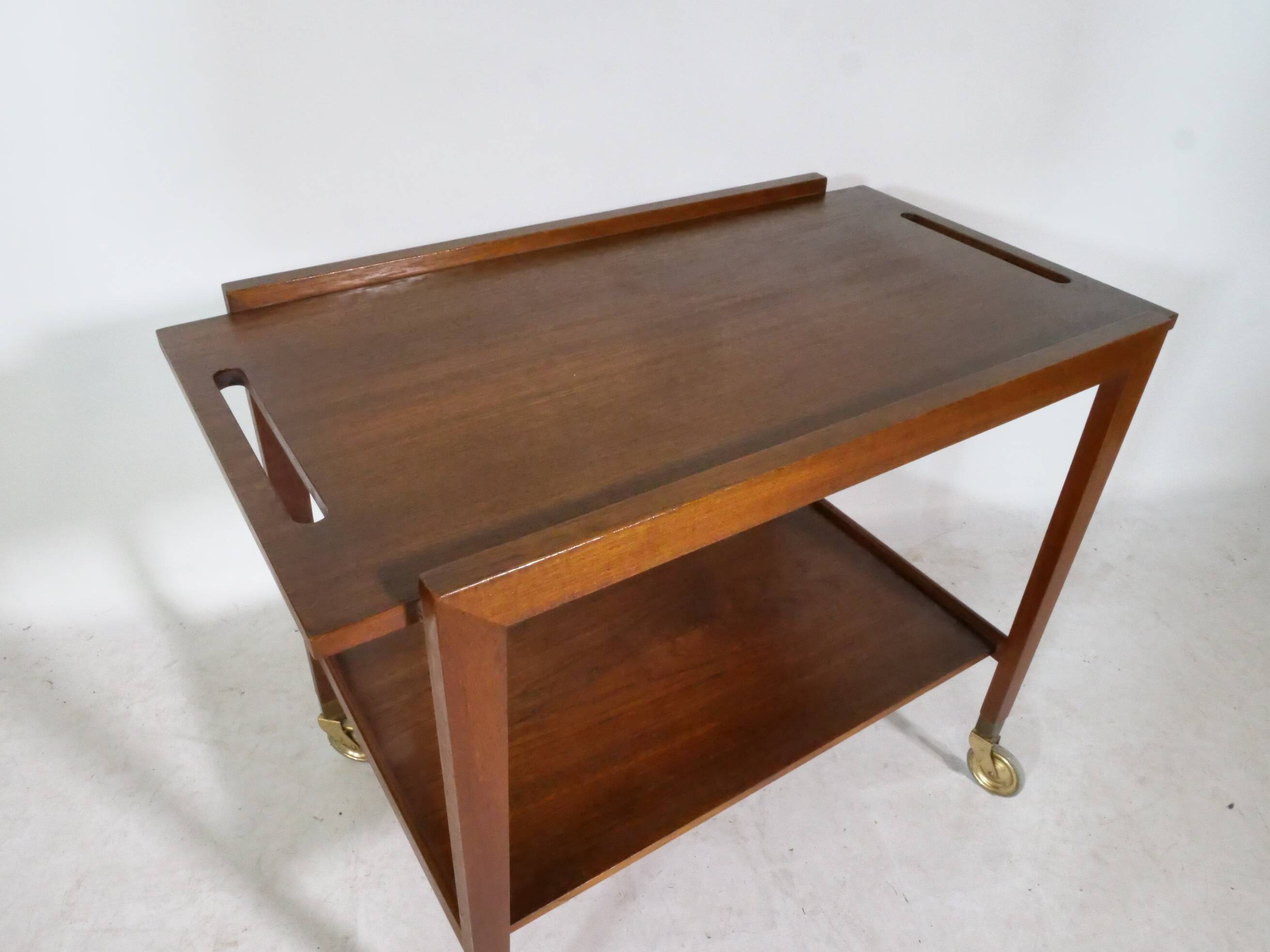 Desserte en teck par Wilhelm Renz, Allemagne, années 1960
