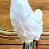 Terracotta hen Bavent XIX sulphide eyes