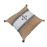 Berber beige cushion and Moroccan cream
