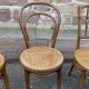 Lot de 4 chaises bistrot dépareillé  bois courbé
