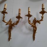 Pair of Louis XV style wall lights