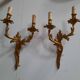 Pair of Louis XV style wall lights