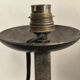 Brutalist lamp base in wrought iron circa 1950