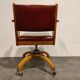 Chaise de bureau inclinable vintage Decoene, années 1950