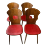 Set de 4 chaises Baumann modèle gentiane
