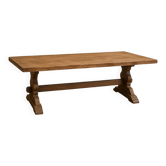 Large farmhouse table in solid oak –