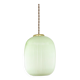 Mid-Century Italian Brass and Glass Pendant Lamp