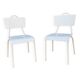 Pair of white chairs
