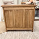 Restored antique oak desk - 4 drawers