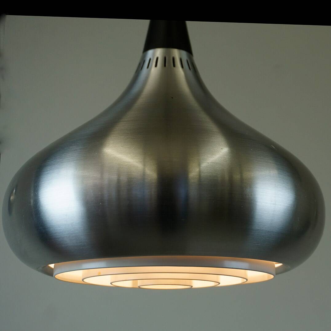 Silver Orient Pendant Light by Jo Hammerborg for Fog and Morup, Denmark