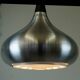 Silver suspension light Orient by Jo Hammerborg for Fog and Morup, Denmark