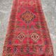 Tapis berbère marocain vintage Boujaad de Khenifra 250x120 cm