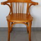 Baumann light beech armchair