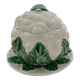 Cauliflower soup tureen in slipware