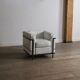 Vintage Cassina LC2 lounge chair by Charlotte Perriand and Le Corbusier
