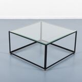 Coffee table of Italian architectural design of the 1960s