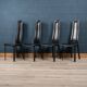 20thC ITALIAN SET OF FOUR "ALICE" DINING CHAIRS BY GIORGIO CATTELAN