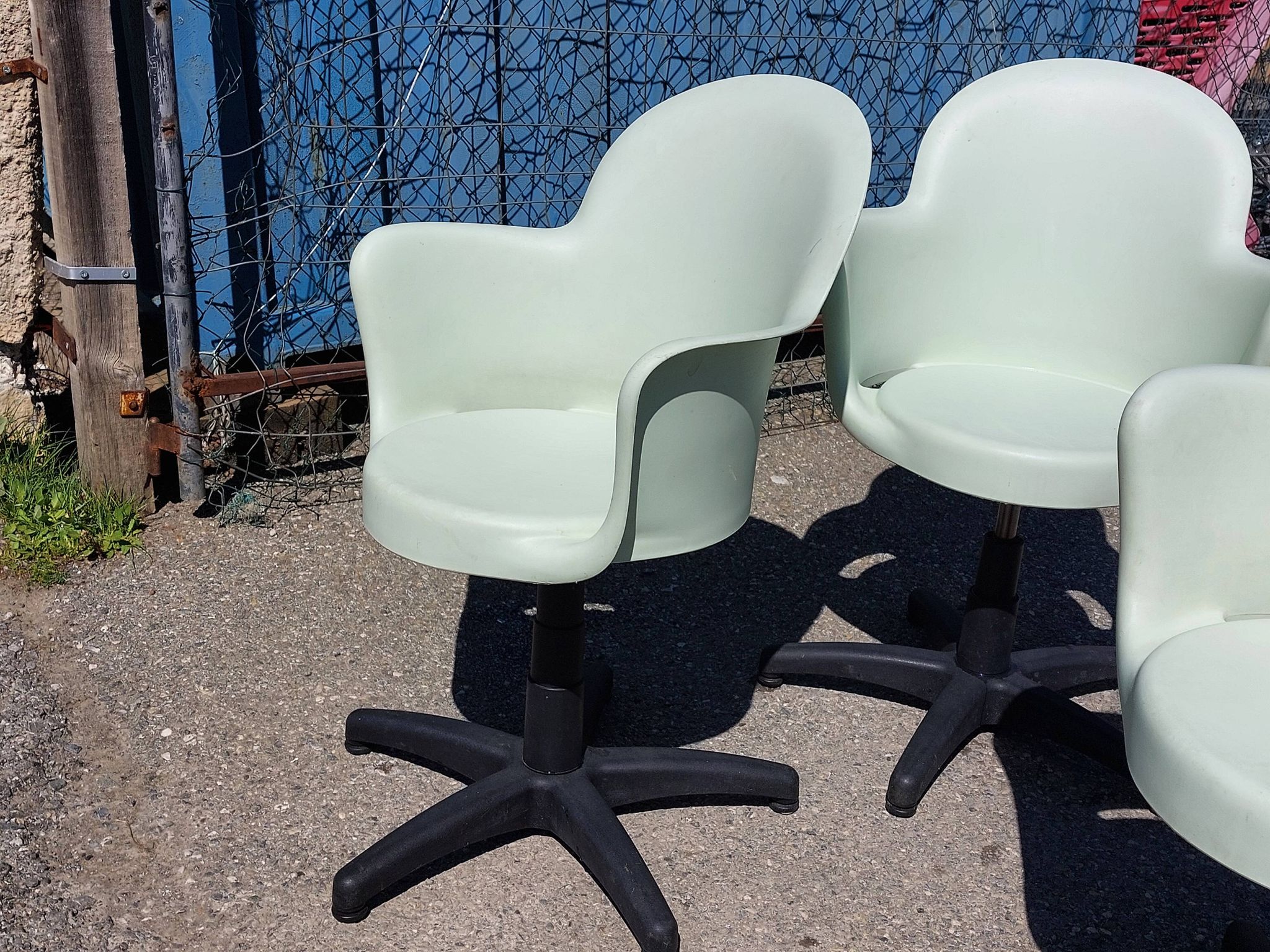 3 Gogo office chairs – Marcello Ziliani for Sintesi – Italy 1980s