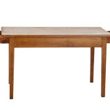 Kitchen table with 2 drawers 130cm farmhouse style 1950