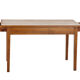 Kitchen table with 2 drawers 130cm farmhouse style 1950