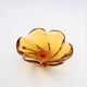 Ashtray - Morano Sommerso - Amber - 1960