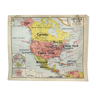Carte de géographie Vidal Lablache Amérique du Nord