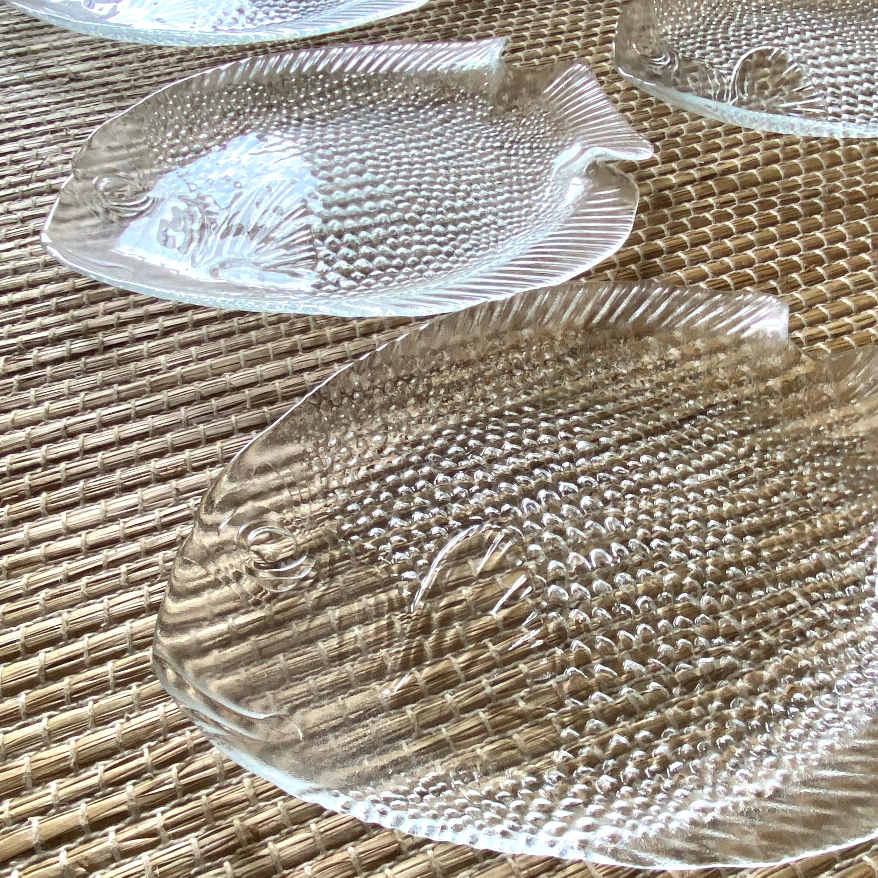 Glass fish plates